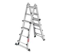 Escalier multifonction en aluminium Hailo, modèle Master M100, avec 4 marches