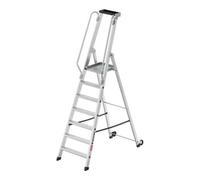 Hailo Hailo Échelle plateforme en aluminium Master P80 7 marches Quantité:1