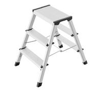 Hailo Hailo Escabeau pliant double marche L90 2 x 3 marches Quantité:1