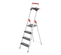 Hailo Hailo L100 TopLine, escabeau de sécurité en aluminium, 4 marches Quantité:1