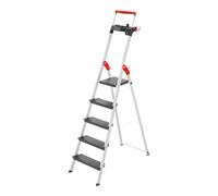 Hailo Hailo L100 TopLine, escabeau de sécurité en aluminium, 5 marches Quantité:1