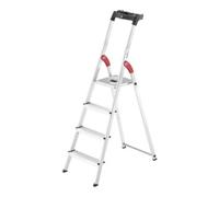 Hailo Hailo L60 StandardLine, escabeau de sécurité en aluminium, 4 marches Quantité:1