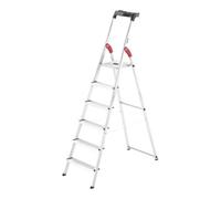 Hailo Hailo L60 StandardLine, escabeau de sécurité en aluminium, 6 marches Quantité:1