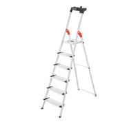 Hailo Hailo L80 ComfortLine, escabeau de sécurité en aluminium, 6 marches Quantité:1
