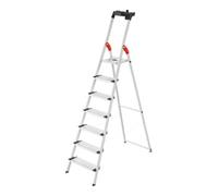 Hailo Hailo L80 ComfortLine, escabeau de sécurité en aluminium, 7 marches Quantité:1