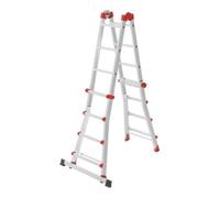 Hailo Hailo M80, échelle multifonctions en aluminium, 4x4nombre de barreaux Quantité:1