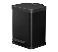 Hailo Hailo Öko duo Plus M, Poubelle à pédale, 2x9 l, noir Quantité:1