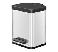 Hailo Poubelle de cuisine à pédale Öko Uno Plus M 0619-200 Inox 17 L