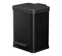 Hailo Hailo Öko uno Plus M, Poubelle à pédale, 17 l, noir Quantité:1