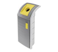 Hailo Hailo ProfiLine WSB Design Plus XXXL, Collecteur de déchets, 120 litres, argenté Quantité:1
