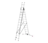 Hailo Hailo S100 ProfiLOT, échelle combinée en aluminium en 3 parties, 3x12 barreaux Quantité:1