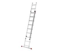 Hailo Hailo S80 ProfiStep duo, échelle coulissante en aluminium 2 parties, 2x9 barreaux Quantité:1