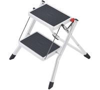 Hailo MK60 4310-001 plastique Marchepied pliant Hauteur de travail (max.): 2.44 m blanc, anthracite 3.6 kg