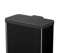 Hailo Hailo Öko duo Plus L, Poubelle à pédale, 17 + 9 ltr, noir Quantité:1