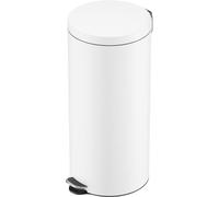 Hailo Poubelle à pédale ronde Selekta 30 l blanc