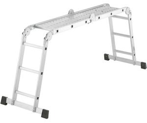 Hailo ProfiStep® combi 7412-037 aluminium Echelle polyvalente Hauteur de travail (max.): 4.35 m argent 16.7 kg