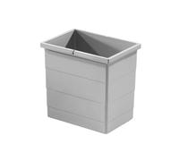 Hailo Seau intérieur 1093479 | 18 l à Double Anse | Insert pour Poubelle Tandem/Rondo | Plastique Gris Clair | Poubelle de Rechange pour modèles 3603631, 3603931, 3612231, 3612241