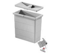 Hailo Seau intérieur 1102445 ReadyBin 12 L 320x156x295 mm support mural inclus