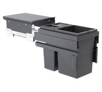 Système de poubelle pour placard de 30 cm, d'une capacité de 25 litres