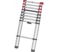 Hailo T80 Aluminium Telescoopladder 11 Treden + Stabilisatiebalk 103-322 cm