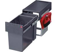 Hailo Tandem 3666711 | 24+7 L sortie totale avec pelle et balayette