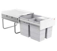 Hailo Tandem 5. poubelle, gris clair. - Poubelle