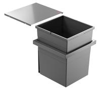 Hailo Triple XL 10000221 – poubelle encastrable 55 litres gris foncé
