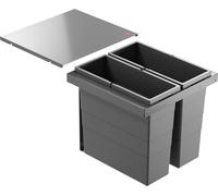 Hailo Triple XL 450 collecteur de déchets encastrable 18/18 L