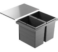 Hailo Triple XL 600 10000225 poubelle 56 L 2x28 L meuble 60 cm