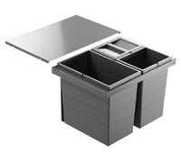 Hailo Triple XL 600 10000226 poubelle 54 L 28/13/13 L meuble 60 cm