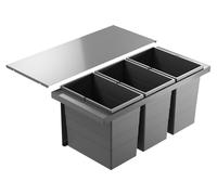 Hailo Triple XL 900 10000228 poubelle 84 L 3x28 L meuble 90 cm