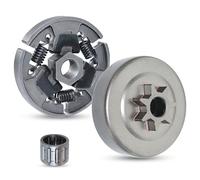 Haishine .325" 7 dents Tambour d'embrayage Pignon de chaîne Kit de roulement de cage de jante pour Stihl MS250 MS230 MS210 025 023 021 Pièces de tronçonneuse