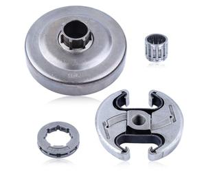 Haishine .325"-7T Tambour d'embrayage Embrayage Assy Pignon Jante Roulement à aiguilles kit pour Husqvarna 340 345 350 351 353 445 450 E Tronçonneuse Pieces Detachees 537110503 503873072
