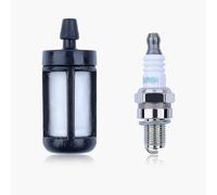 Haishine Bougie d'Allumage CMR6H pour NGK 3365 pour Stihl BR600 BR500 BR550 FC70 FC90 FS90 FS100 FS110 FS90R FS100R FS100R FS110R FS130R Tronçonneuse Débroussailleuse Tondeuse + MS180 Filter