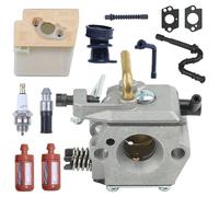 Haishine Carburateur Carb pour Stihl MS260 026 MS240 024 Kit de Ligne de Filtre à Air Carburant Remplacer 1121 120 0611 1121 120 1612, Kit d'outils de Matériel d'accessoires de Pièce de Tronçonneuse