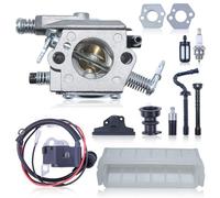 Haishine Carburateur de Rechange pour Stihl 021 023 025 MS 210 MS 230 MS 250 avec Bobine D'allumage Remplace Walbro WT-286 Tronconneuse Pieces Détachées avec Filtre kit 11231601650