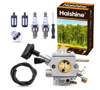 Haishine Carburateur Kit pour STIHL BR 800 800X Pièce de Rechange 4283-120-0601 avec Bulle d'Huile + Tuyau d'Huile + Filtre + Bougie d'Allumage + Tournevis