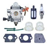 Haishine Carburateur pour Débroussailleuse STIHL FS90 FS110 HT101 FS130 FS100 FS110R KM110R KM130 HL100 HT100 FS100RX FS130R FS87 FS100R KM90 KM90R KM100 KM110 KM130R avec Bougie d'Allumage etc