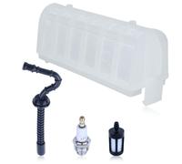 Haishine Filtre à air et Essence pour Stihl 021 023 025 MS210 MS230 MS250 MS 210 230 025 Tronçonneuse Pieces Detachees avec Bougie D'allumage Tuyau de Carburant 11233587701 11231201613