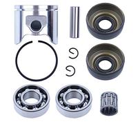 Haishine Le kit de Joint d'huile de roulement de Piston de 42 mm Convient aux pièces de Moteur de tronçonneuse pour Husqvarna 340 345 de