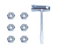 Haishine Scie à chaîne Clé mixte Clé T Guide Guide Écrous Écrous De Barre pour Stihl 024 026 MS240 MS260 MS192T MS200T 028 031 032 Pièces pour scies à chaîne à essence