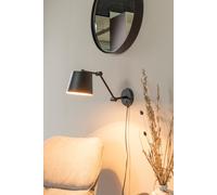 Hajo - Applique Murale - Fer - Noir