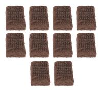 HAKIDZEL 10 Pièces Blocs D'allume-feu Compacts, Cire et Pin | Allumage Fiable sans Liquide, Faciles à Emporter, pour Barbecues, Bois et Cuisson Extérieure