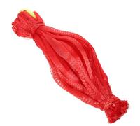 HAKIDZEL 100 Pochettes de Rangement en Filet pour Fruits Rouge, Paquet à Cordon en Nylon Léger, Protection pour Pastèques en Culture la Maison Magasin, Lot de 100 Pièces