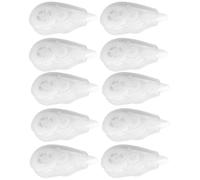 HAKIDZEL 10pièces Lot de Rubans Correcteurs Transparents Portables pour Écriture Bande Adhésive Pratique pour Correction Décoration et Prise de Notes Accessoires Scolaires Durables