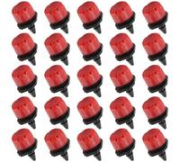 HAKIDZEL 200 Pièces Goutteurs pour Irrigation Goutte à Goutte, Émetteur D'arrosage Localisé en PP Rouge, Micro Goutteurs à Trou Réglable, pour Plantes, Irrigation Agricole en Plein Air,