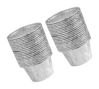 HAKIDZEL 25pièces Moule à Tartelettes aux Œufs Aluminium Moules à Barquette Résistants Four Antiadhésifs pour Pâtisserie Maison Restaurants et Boulangeries