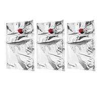 HAKIDZEL 3pcs Sachets D'hydratation Réutilisables pour Vin, Pochette de Voyage pour Boisson 10l en NY, Vmpet et PE, Rechargeables et Adaptées pour Bars et Activités en Plein Air