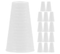 HAKIDZEL 50pièces Plastic Blind Cord Pull Knobs Ends Threaded Design Easy Installation for Corded Window Blinds Home Office Decor Accessories