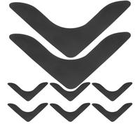 HAKIDZEL 8pièces sous-Tapis Antidérapant Réutilisable Bandes Adhésives Double Face Noires pour Tapis et Meubles Fixation Sécurisée Anti-Glisse Adapté Sols Durs et Tapis Lavage Facile